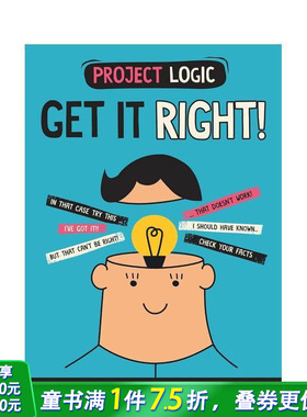 【现货】【逻辑培养】修正它！如何精确地思考 Get it Right!: How to Think Accurately 12岁+英文小说故事 英语拓展阅读进口书