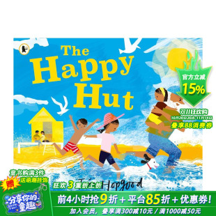 快乐小屋 The Happy 英文儿童插画故事绘本 凯特格林纳威入围插画师 Hut 进口童书 预售