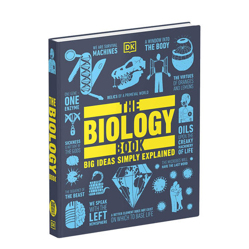 【现货】DK百科 生物手册The Biology Book 伟大想法的简单解释 知识科普图册图集 英文原版 图书