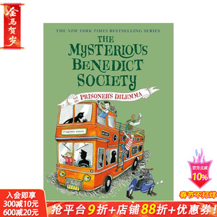 【预售】神秘的本笃会 囚徒困境 The Mysterious Benedict Society and the Prisoner's Dilemma英文小说故事英语拓展阅读进口书