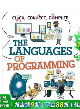 【现货】点击、连接、计算：编程语言 Click， Connect， Compute: The Languages of Programming 英文儿童插画科普绘本进口书