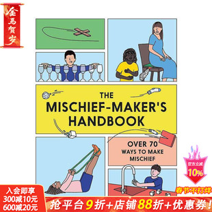 【预售】The Mischief Maker‘s Handbook 恶作剧指南 儿童互动游戏书【善优童书】