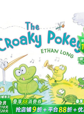 【预售】呱呱叫的波奇! The Croaky Pokey! 英文儿童插画科普故事绘本 进口童书