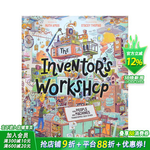 【现货】发明家的工作室：10项改变世界的发明 The Inventor's Workshop 英文儿童插画科普绘本 进口童书