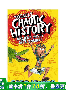 【现货】完全混乱的历史 古埃及 Totally Chaotic History: Ancient Egypt 12岁+英文小说故事科普 英语拓展阅读进口书