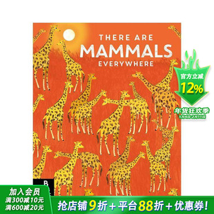 【预售】随处可见的哺乳类动物(平装)【Britta Teckentrup Everywhere】There are Mammals Everywhere 英文儿童插画故事绘本书