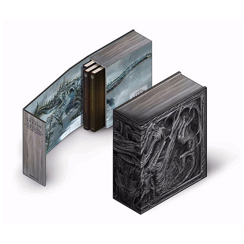 【预售】上古卷轴5：天际卷1-3 精装收藏套装 英文原版 The Skyrim Library - Volumes I, II & III (Box Set) 游戏设定集 善优