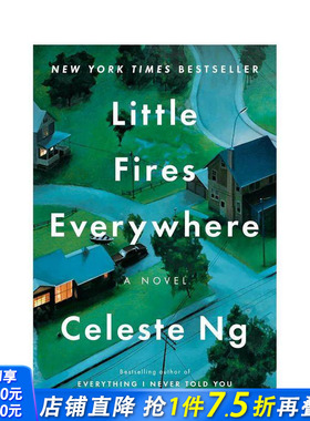 【现货】小小火焰无处不在 Little Fires Everywhere 原版英文文学小说 正版进口书