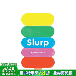 【预售】吸面之乐 Slurp! 英文儿童插画故事绘本 进口童书