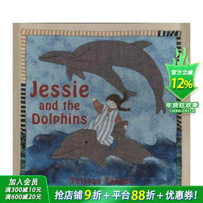 【预售】杰西与海豚 Jessie and the Dolphins 英文儿童插画故事绘本 进口童书