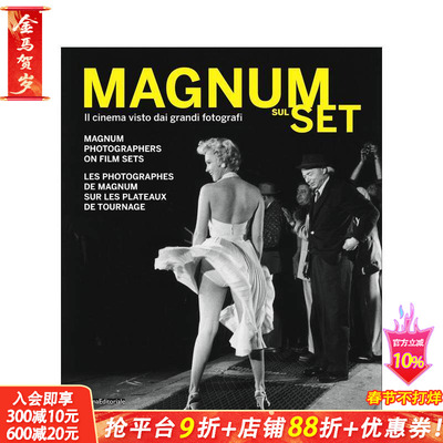 【预售】玛格南摄影集：玛格南摄影师的电影片场 Magnum Sul Set:Magnum Photographers on Film Sets 英文摄影作品集正版进口书