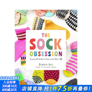 【预售】迷恋短袜：潮人织炫彩袜集 Sock Obsession 原版英文时尚综合 正版进口书