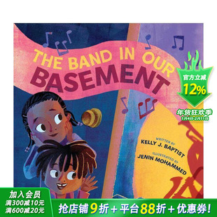 【预售】地下室里的乐队 Band In Our Basement 英文儿童插画故事绘本 进口童书