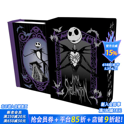 【现货】圣诞夜前的噩梦：骷髅杰克小书 Nightmare Before Christmas: The Tiny Book of Jack Skellington 原版英文正版进口书籍