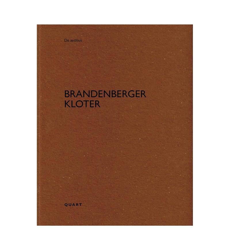 【預售】勃蘭登堡克勞特 Brandenberger Kloter 原版英文建筑設計 正版進口書籍 善優(yōu)圖書