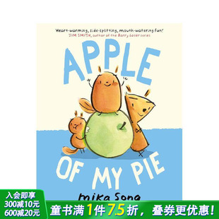 2：我 英语阅读拓展进口书 英文儿童漫画故事 Apple 预售 诺玛和肚肚 Norma 苹果派 Pie and Belly2