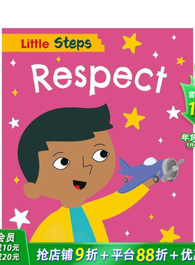 【现货】小步伐：尊重 Little Steps: Respect 英文儿童插画故事绘本 进口童书