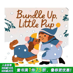 进口童书 穿上你 英文儿童插画科普故事绘本 Pup Little Bundle 小狗狗 保暖衣 预售