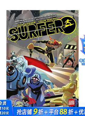 【预售】英文原版 冲浪者：来自德雷德法官的书页 Surfer: From the pages of Judge Dredd 英文原版漫画 正版进口书籍 善优图书
