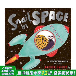 蜗牛 Snail 英文儿童插画故事绘本 登陆太空 Space 进口童书 现货