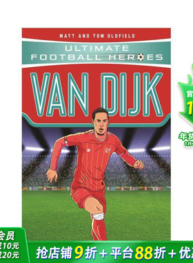 【现货】【足球英雄系列】范迪克 【Ultimate Football Heroes】Van Dijk 12岁+英文小说故事 英语阅读拓展进口书
