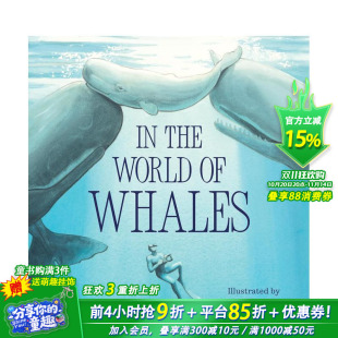 the 英文儿童插画故事绘本 现货 进口童书 Whales 鲸世奇缘 World