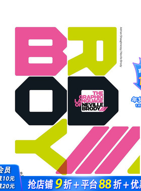 【预售】英文原版 平面设计师Neville Brody的图形语言3 The Graphic Language of Neville Brody 3 平面设计 正版进口书