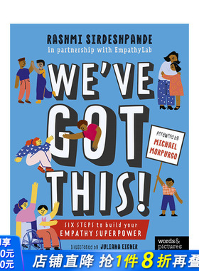 【现货】英文原版 我们知道了！：建立同理心**大国的六个步骤We've Got This! 儿童英语艺术插画绘本平装 3岁+ 进口图书 善优