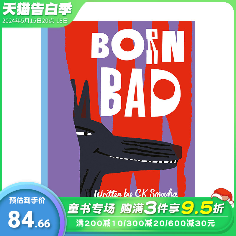 【现货】【XJ】英文原版 生辰不吉 Born Bad 亚当·福斯：水 儿童英语绘本图画书 进口图书 善优童书