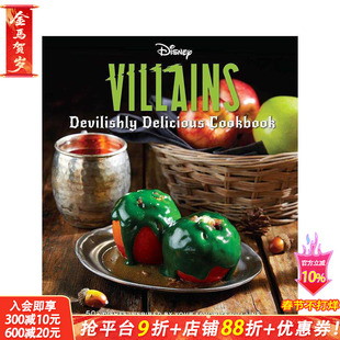 【预售】迪士尼：恶棍们的食谱 Disney Villains: Devilishly Delicious Cookbook 原版英文餐饮生活美食 正版进口书