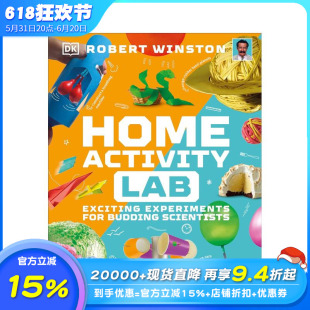 Activity 进口童书 萌芽 Home 家庭活动实验室：小小科学家 Lab 英文儿童趣味互动绘本 预售