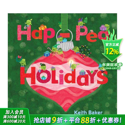 【现货】快乐豌豆假日 Hap-Pea Holidays 英文儿童插画故事绘本 进口童书
