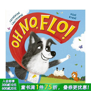 弗洛 英文儿童插画故事绘本 糟糕 Flo 进口童书 预售