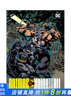 【现货】DC漫画 蝙蝠侠：骑士陨落 全集 卷1 Batman: Knightfall Omnibus Vol. 1 (New Edition) 原版英文漫画书 正版进口书