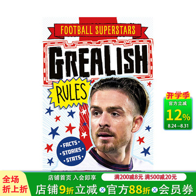 【现货】英文原版 足球明星特辑：杰克·格拉利什【Football Superstars】Grealish Rules 6岁+儿童英语初级