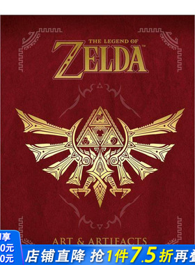 【现货】英文原版 塞尔达传说游戏艺术画册30周年版艺术设定集 The Legend of Zelda: Art & Artifacts 游戏原画 进口书