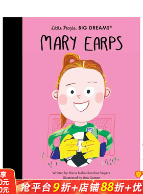 【现货】【小人物 大梦想】玛丽·厄普斯 曼联 足球女明星【Little People  Big Dreams】Mary Earps 英文儿童故事绘本进口书