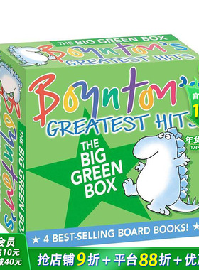 【预售】Boynton’s Greatest Hits 绿盒子套装 博因顿力作 英文儿童故事【善优童书】