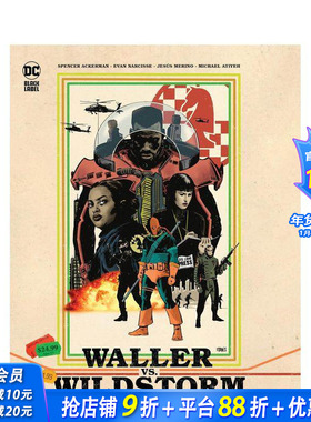 【预售】沃勒 vs.狂野风暴 Waller vs. Wildstorm 原版英文漫画书 正版进口书