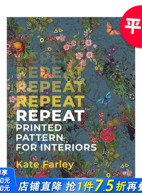 【现货】室内装饰的重复印花图案大书（平装） Repeat Printed Pattern for Interiors 原版英文时尚综合 正版进口图书