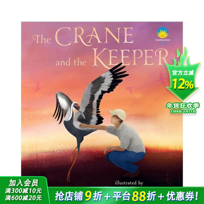 【预售】鹤与饲养员 The Crane and the Keeper 英文儿童故事绘本 进口童书
