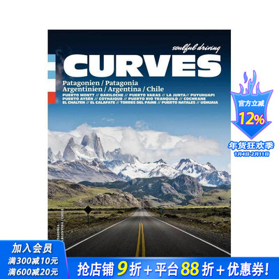 【预售】曲线：巴塔哥尼亚（德语 / 英语对照） Curves: Patagonia 原版英文旅行 正版进口书