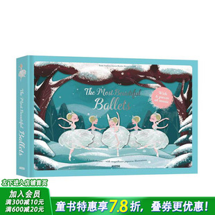 Most 英文趣味互动唯美场景绘本 进口童书 The Ballets 优美纸上芭蕾 有声立体书 预售 Beautiful