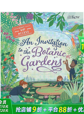【预售】植物园邀请函 An Invitation to the Botanic Gardens 英文儿童插画科普绘本 进口童书