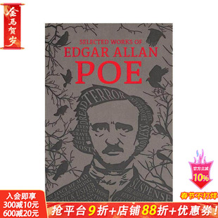 【预售】【字云经典】爱伦·坡精选集 【Word Cloud Classics】The Selected Works of Edgar Allan Poe 英文文学正版进口书