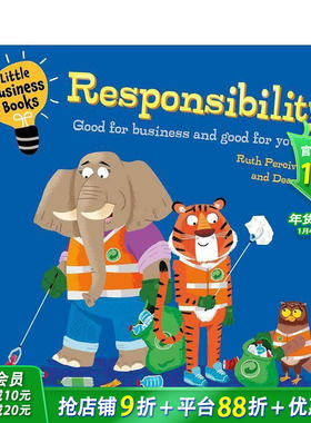【现货】给孩子的商业小丛书：责任 Little Business Books: Responsibility 英文儿童插画科普绘本 进口童书