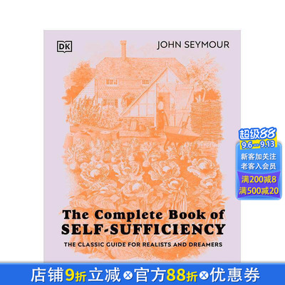 【预售】自给自足大书 The Complete Book of Self-Sufficiency 英文生活综合 正版进口书