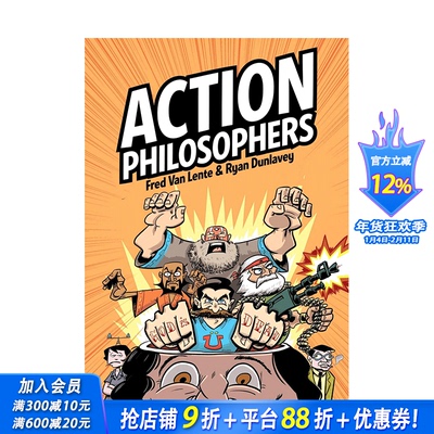 【预售】英文原版 行动哲学家：经典之作 Action Philosophers: Hooked On Classics 英文漫画 正版进口书籍 善优图书