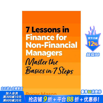 【预售】非财务人员财务七堂课 7Lessons in Finance for Non-Financial M Master the Basics of Finance英文商业行销正版进口书