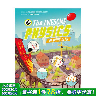 城市里 Science STEM绘本 Around Physics Your Awesome 神奇物理学 The 英文儿童绘本趣味科普进口童书 City All 现货